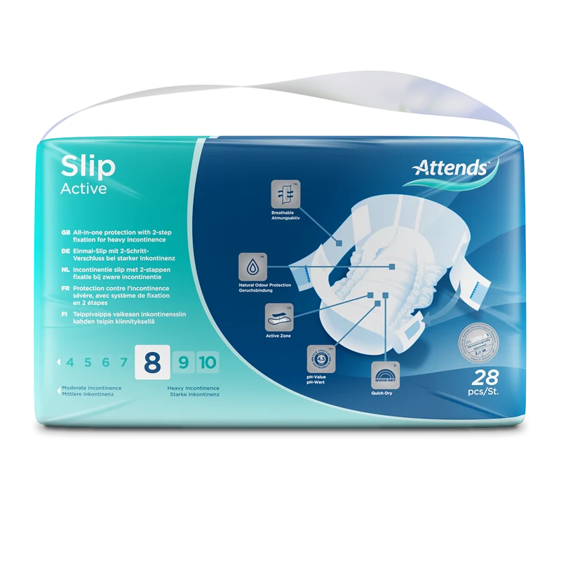 Attends Slip Active 8 All-In-One-Slips Medium, 28 Stück