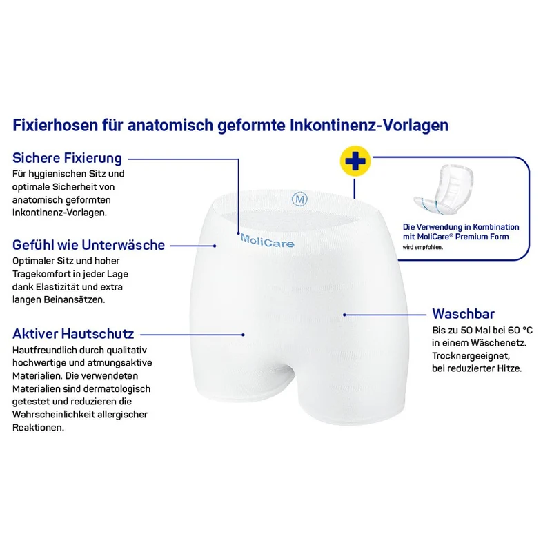 MoliCare Premium Fixpants Fixierhosen Gr. XL 5er Pack