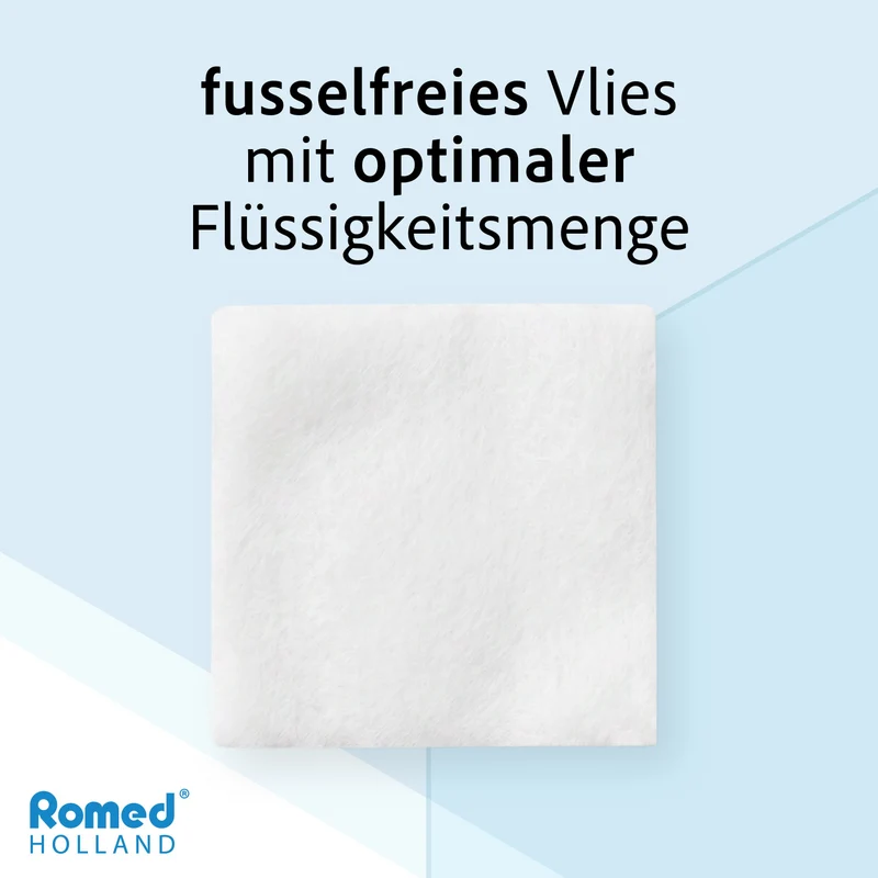 Romed Alkoholtupfer 65 x 30 mm, 2-lagig, Spar-Set 2 x 100 Stück, hygienisch eingesiegelt