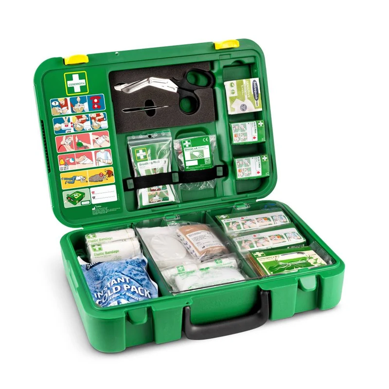 Cederroth First Aid Kit XL, DIN 13157, 30 x 42 x 18,8 cm, grün