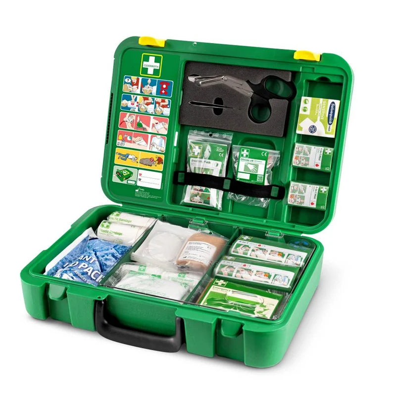 Cederroth First Aid Kit XL, DIN 13157, 30 x 42 x 18,8 cm, grün