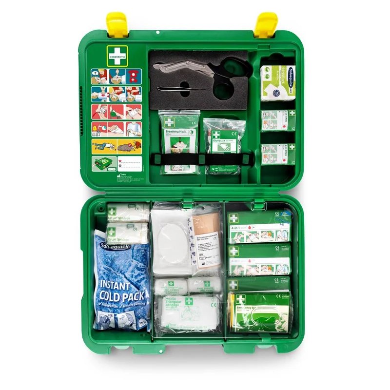 Cederroth First Aid Kit XL, DIN 13157, 30 x 42 x 18,8 cm, grün