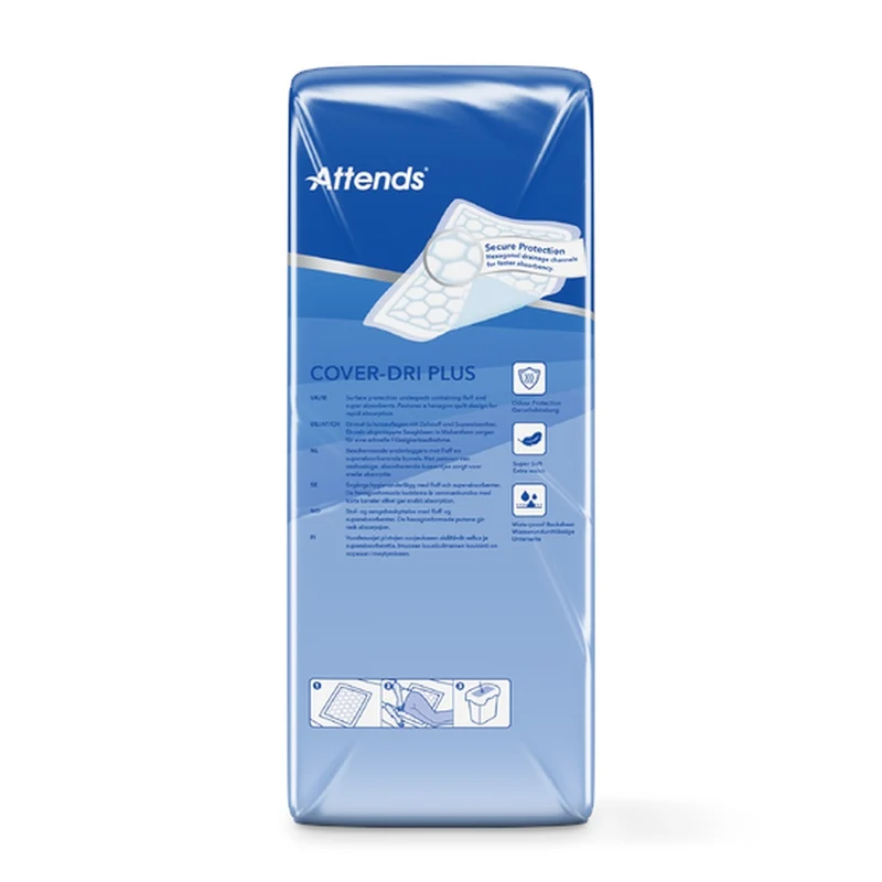 Attends Cover-Dri Plus Schutzunterlagen 60 x 90 cm