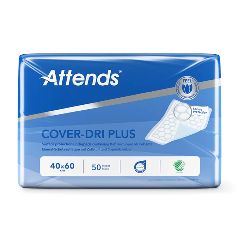 Attends Cover-Dri Plus Schutzunterlagen 40 x 60 cm