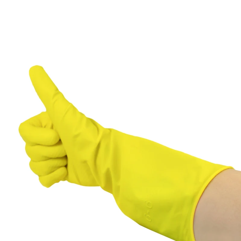 Romed Haushaltshandschuhe, gelb, 100% Naturlatex