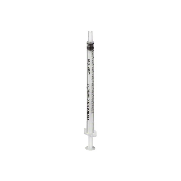 B. Braun Omnifix F Luer Feindosierungsspritzen, 1 ml, dreiteilig (100 Stück)
