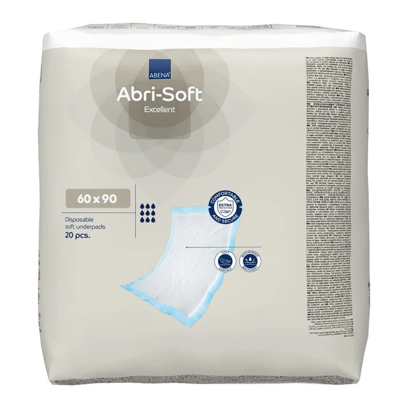 Abri Soft Excellent Einmalunterlagen 60 x 90 cm, 20 Stück