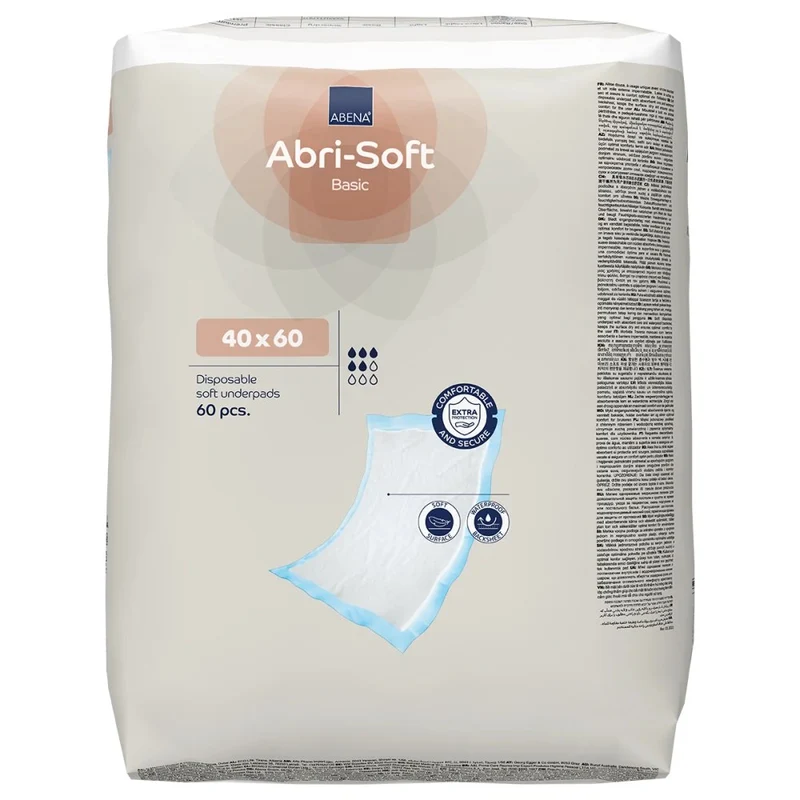 Abri Soft Basic Einmalunterlage 40 x 60 cm, 60 Stück