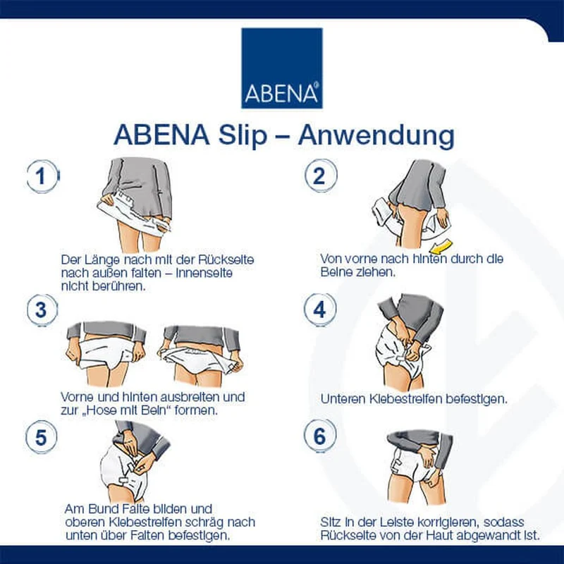 Abena Slip Premium S2 Inkontinenzwindeln 1800 ml, 28 Stück