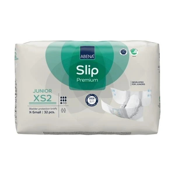 Abena Slip Premium XS2 Junior Inkontinenzwindeln 1500 ml, 32 Stück