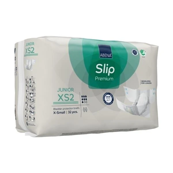 Abena Slip Premium XS2 Junior Inkontinenzwindeln 1500 ml, 32 Stück
