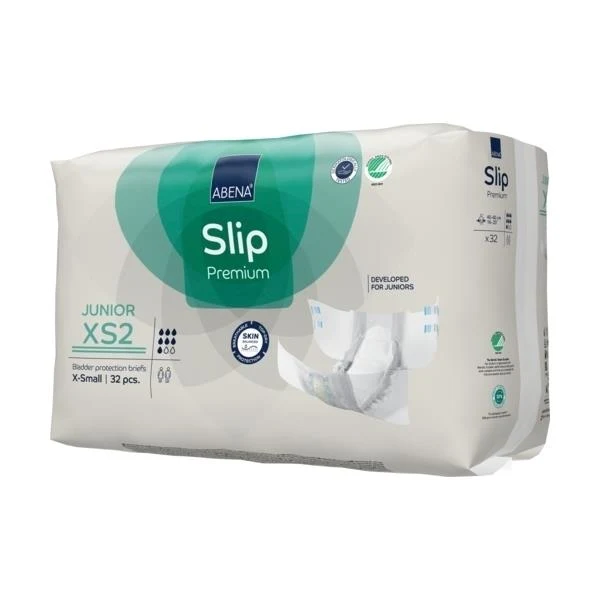 Abena Slip Premium XS2 Junior Inkontinenzwindeln 1500 ml, 32 Stück