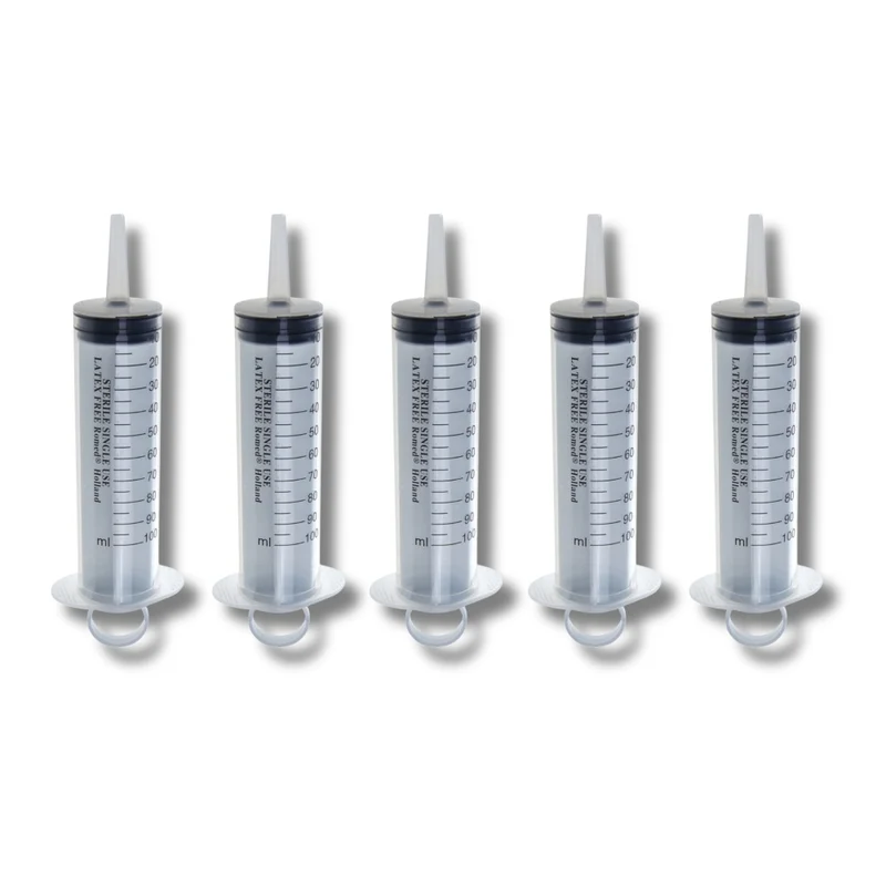 Romed Wund- und Blasenspritze 100 ml, 3-teilig, mit Luer-Adapter, steril verpackt