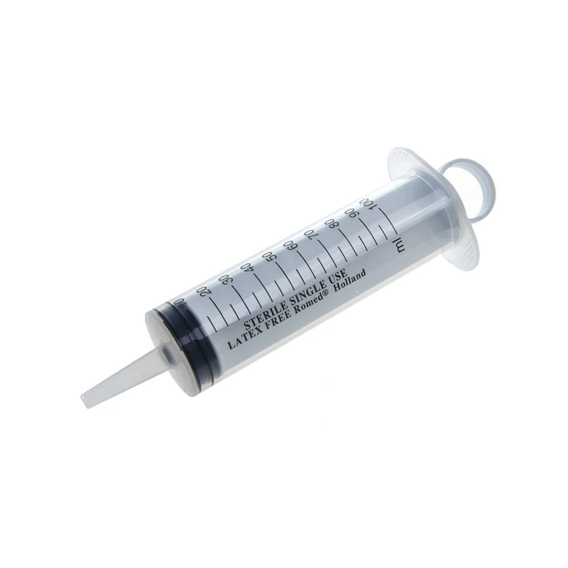 Romed Wund- und Blasenspritze 100 ml, 3-teilig, mit Luer-Adapter, steril verpackt