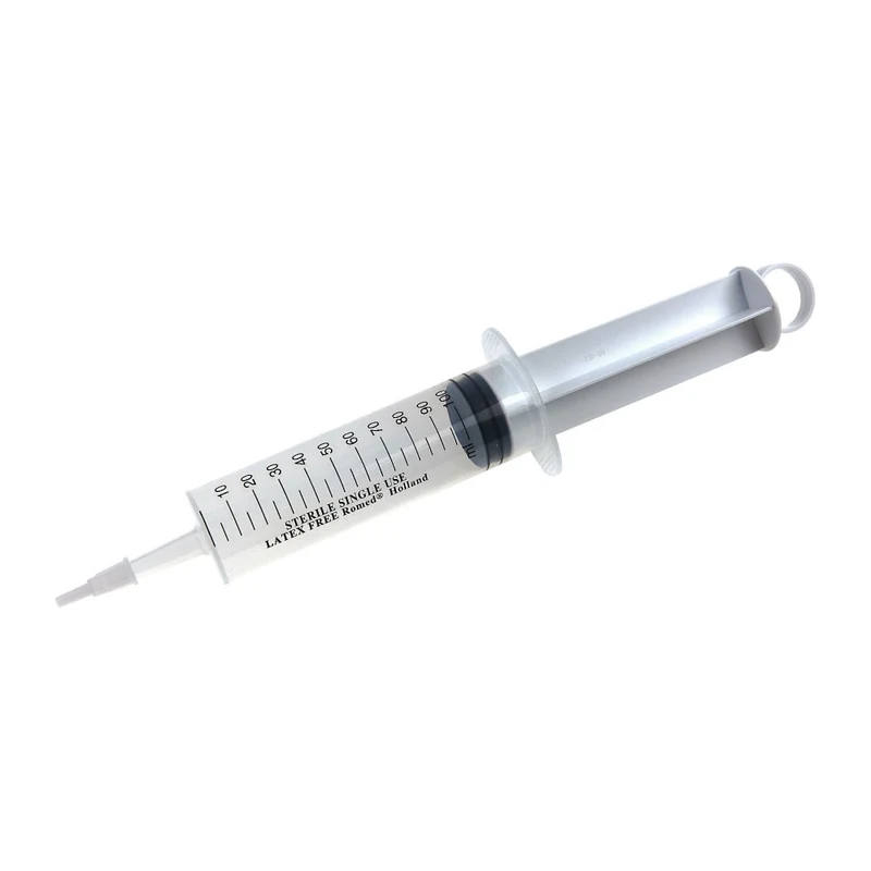 Romed Wund- und Blasenspritze 100 ml, 3-teilig, mit Luer-Adapter, steril verpackt