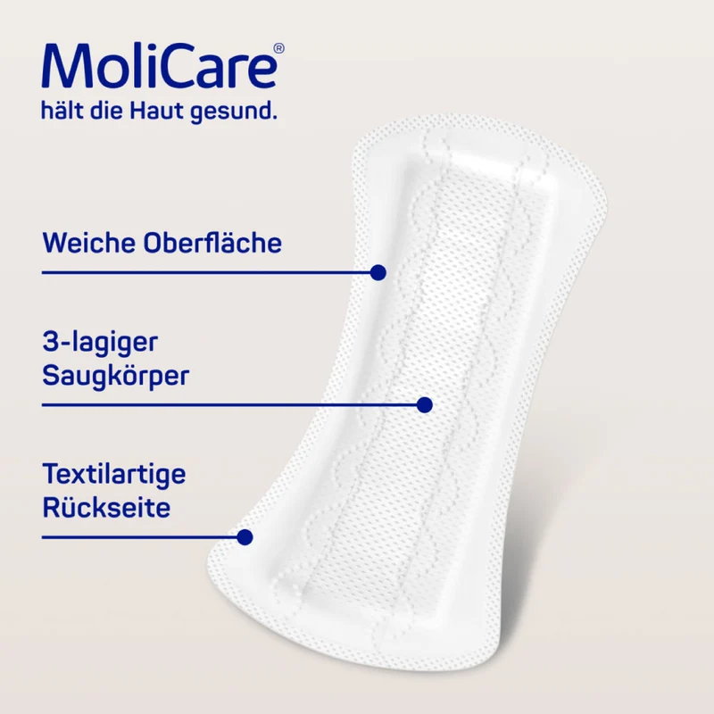 MoliCare Premium Lady Pad, 0,5 Tropfen, 17 x 8 cm