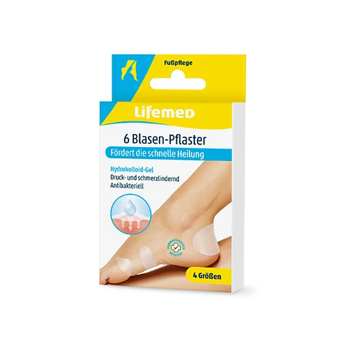 Lifemed Blasen-Pflaster transparent 4 Größen