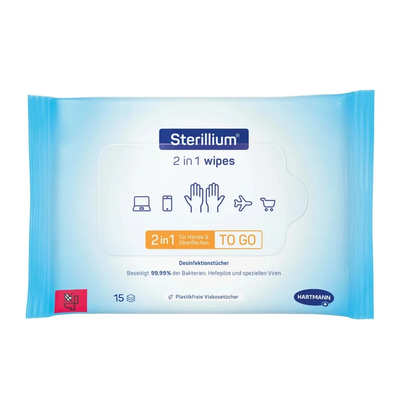 Bode Sterillium 2 in 1 wipes Desinfektionstücher