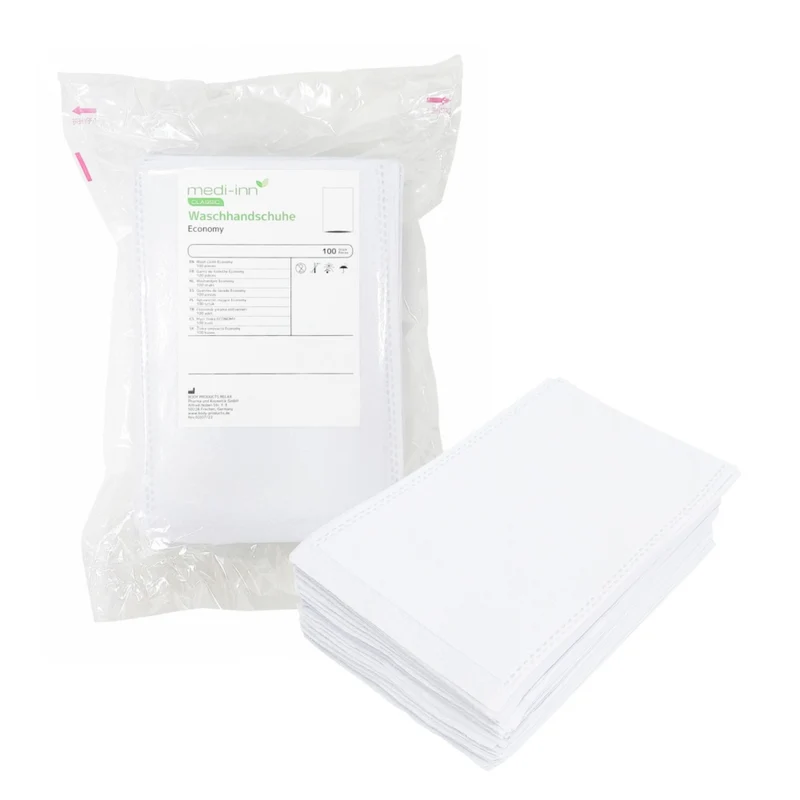Medi-Inn Einmal-Waschhandschuhe Economy 15 x 22 cm, 100er Pack