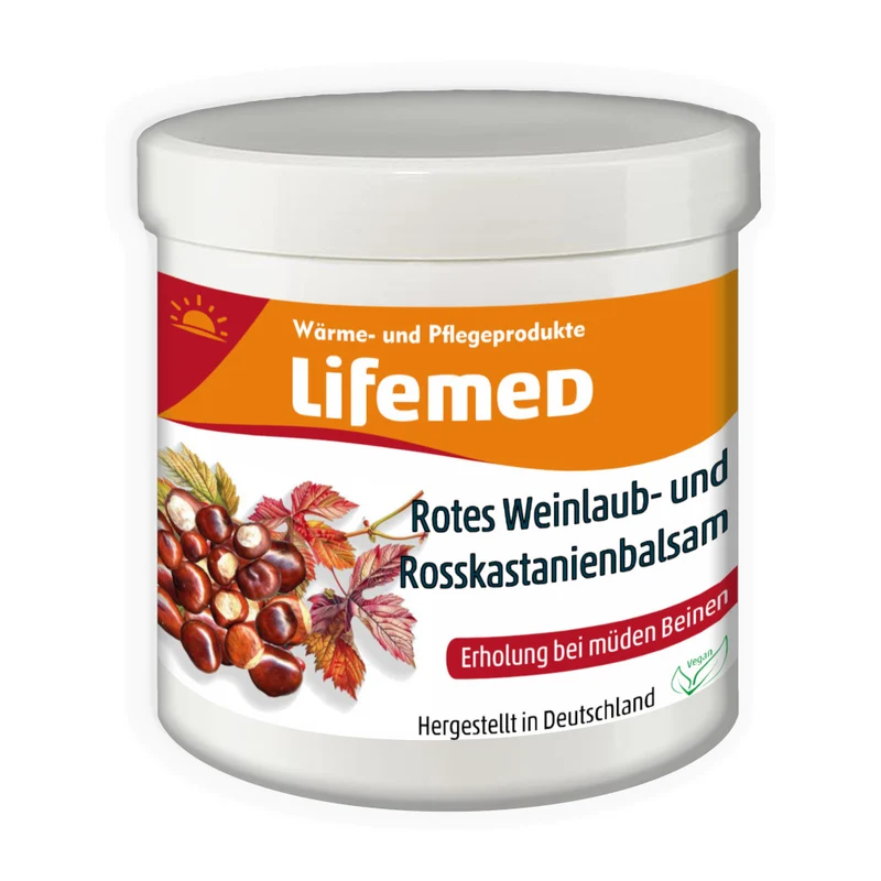 Lifemed Rotes Weinlaub- und Rosskastanienbalsam 250 ml