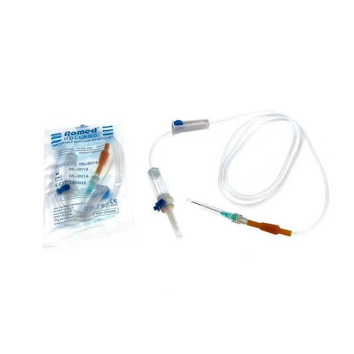 Romed Infusionsbesteck mit Einmalkanüle steril 0,8 x 40 mm 25 Stück