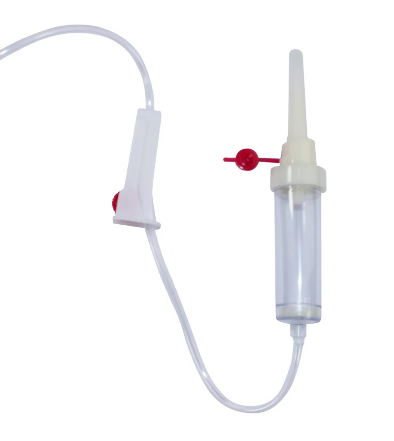 Romed Infusionsbesteck mit Belüftungskanüle steril 0,8 x 40 mm und Y-Teil 25 Stück