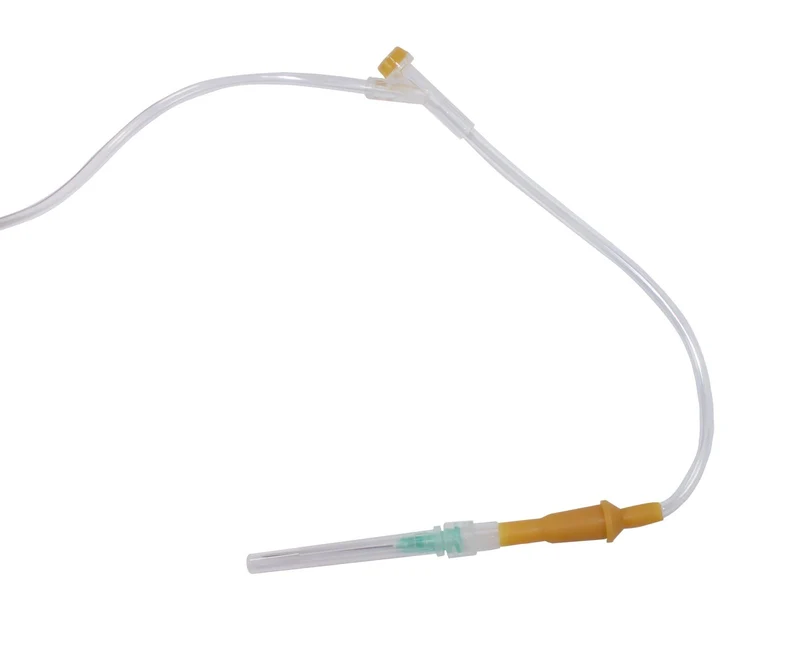 Romed Infusionsbesteck mit Belüftungskanüle steril 0,8 x 40 mm und Y-Teil 25 Stück