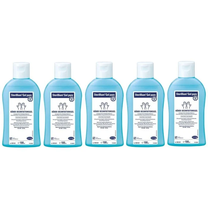 Bode Sterillium Gel pure Hände-Desinfektionsgel | Spar-Set: 5 x 100 ml