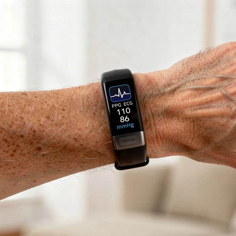 Smartwatch mit EKG, Herzfrequenz, Blutdruck & Schlaftracking für Damen und Herren | Fitness Tracker | Vitaro