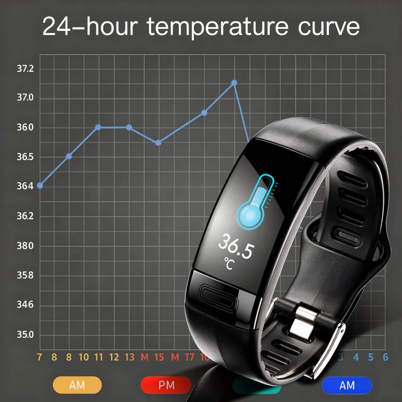 Smartwatch mit EKG, Herzfrequenz, Blutdruck & Schlaftracking für Damen und Herren | Fitness Tracker | Vitaro