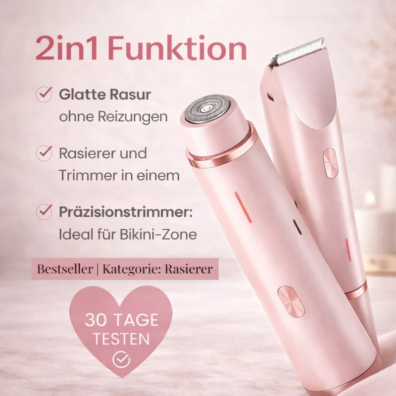 Intimrasierer Frauen | Elektrischer Rasierer für Damen | IntimLisse
