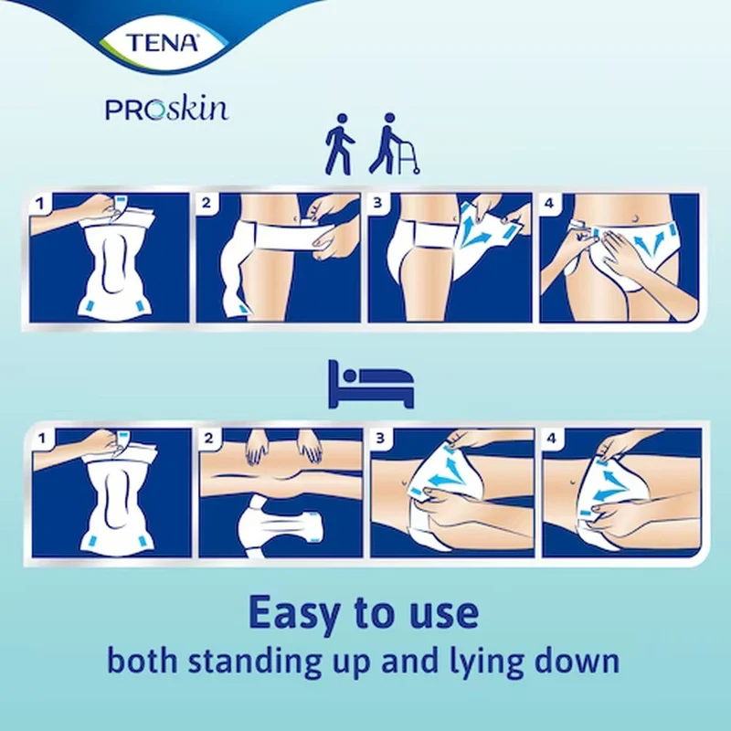 TENA ProSkin Flex Maxi Inkontinenzvorlage mit Hüftbund S, 22 Stück