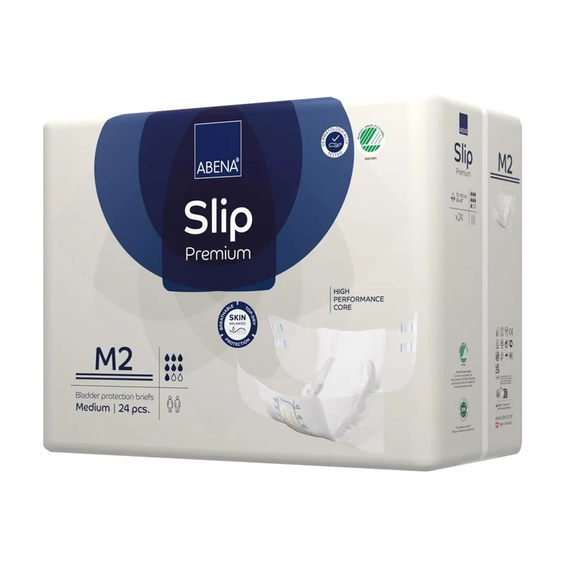 Abena Slip Premium M2 Inkontinenzwindeln 2600 ml, 24 Stück