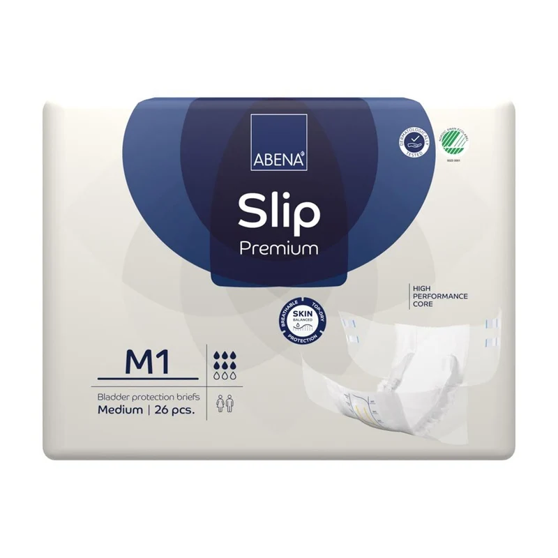 Abena Slip Premium M1 Inkontinenzwindeln 2000 ml, 26 Stück