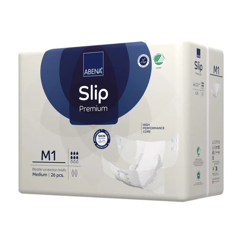 Abena Slip Premium M1 Inkontinenzwindeln 2000 ml, 26 Stück