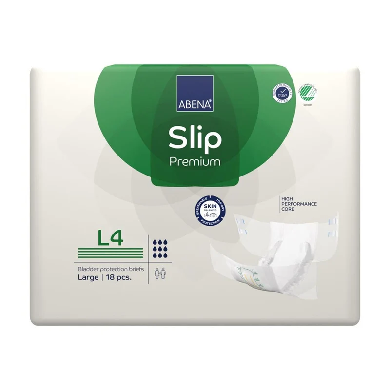 Abena Slip Premium L4 Inkontinenzwindeln 4000 ml, 18 Stück