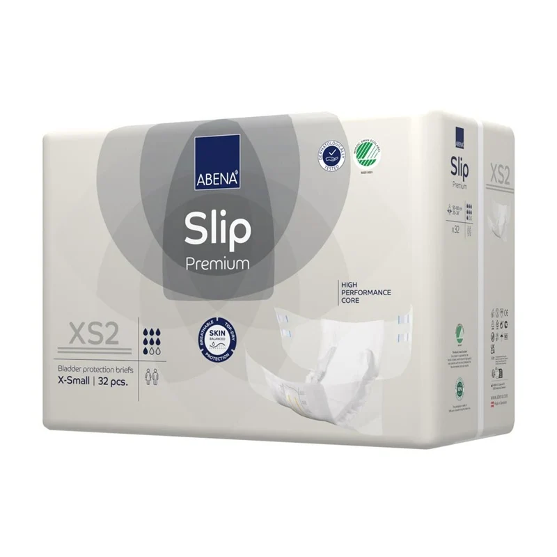 Abena Slip Premium Inkontinenzwindeln XS2 1400 ml, 32 Stück