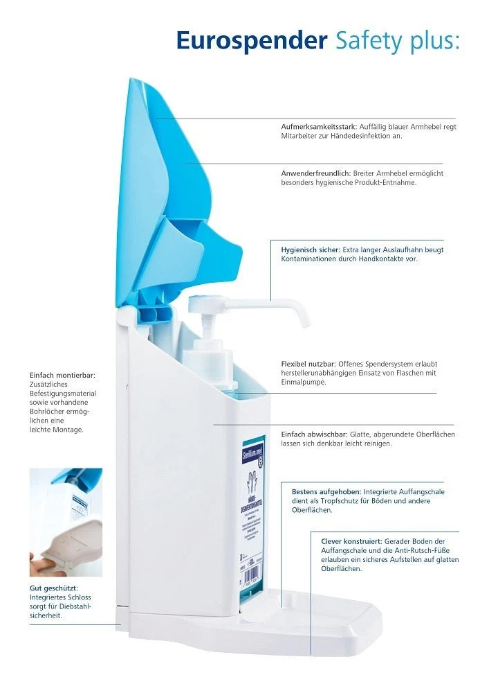 Bode Eurospender Safety plus 500 ml + Dosierpumpe