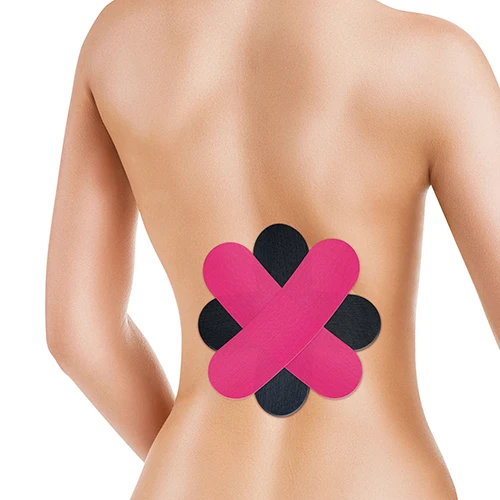 Lifemed Physio-Tapes 15 cm x 5 cm farbig sortiert "Unterer Rücken"