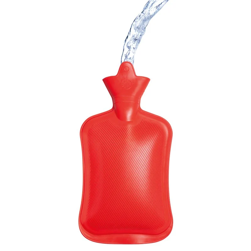 Lifemed Wärmflasche 2 Liter 32,5 cm x 20,3 cm rot