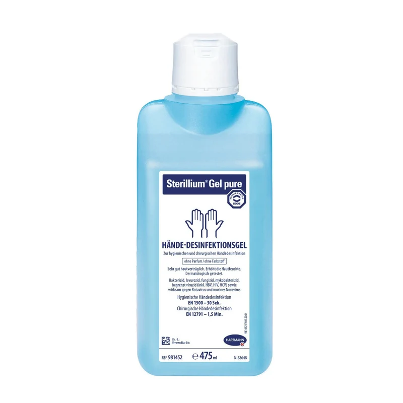 Bode Händedesinfektionsmittel Sterillium Gel pure 475 ml + Dosierpumpe