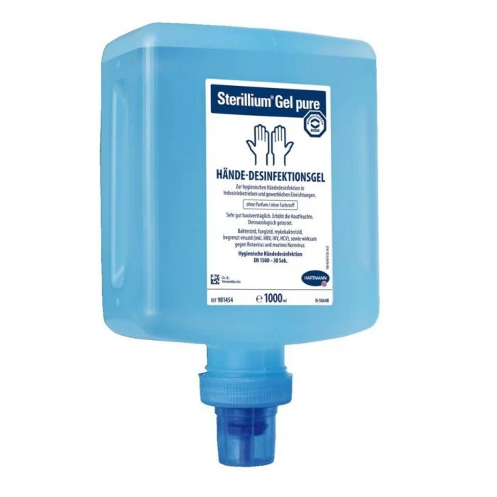Bode Sterillium Gel pure Händedesinfektion Überkopfflasche für CleanSafe-Spender