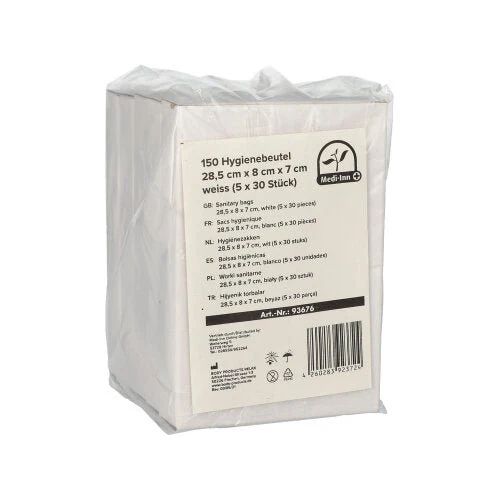 Medi-Inn Hygienebeutel für Damenbinden Set 5 x 30er Pack