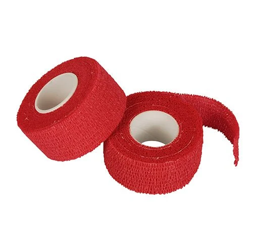 Lifemed Pflasterverbände selbsthaftend 5 m x 2,5 cm rot 9er Pack