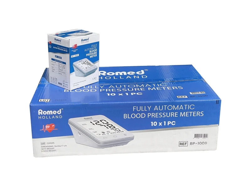 Romed Blutdruckmessgerät BP-1000 vollautomatisch digital mit Memory-Funktion