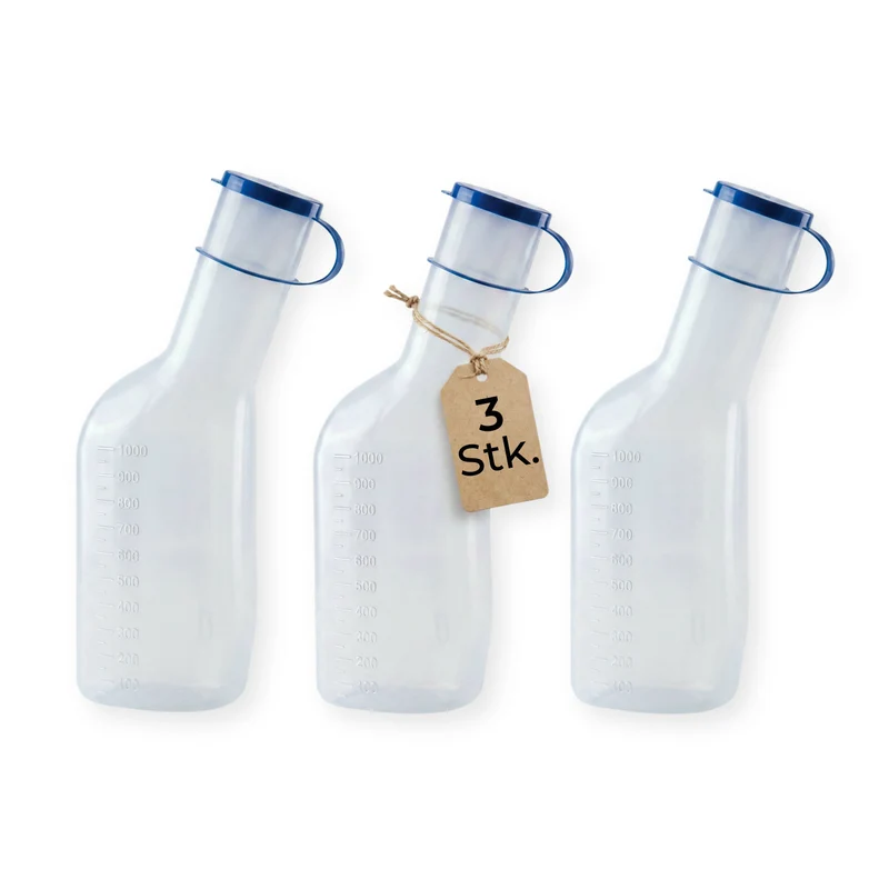 Medi-Inn Urinflasche PP 1000 ml, für Männer, milchig