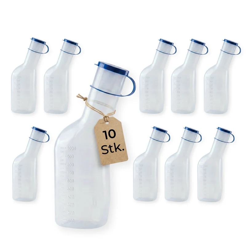 Medi-Inn Urinflasche PP 1000 ml, für Männer, milchig