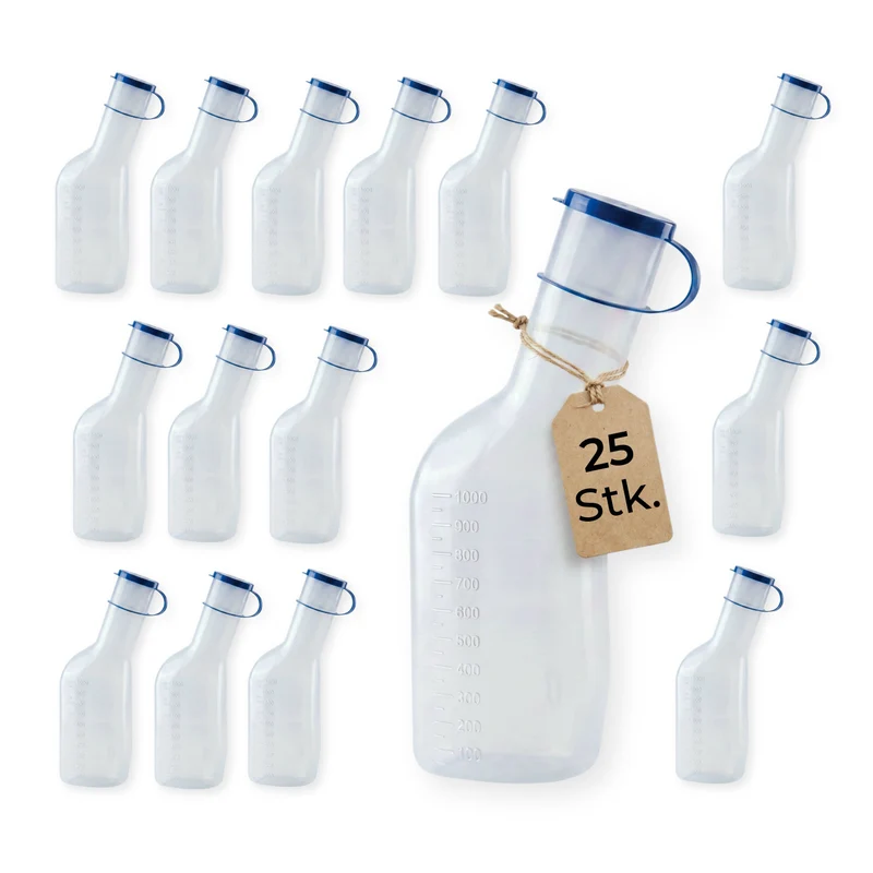 Medi-Inn Urinflasche PP 1000 ml, für Männer, milchig