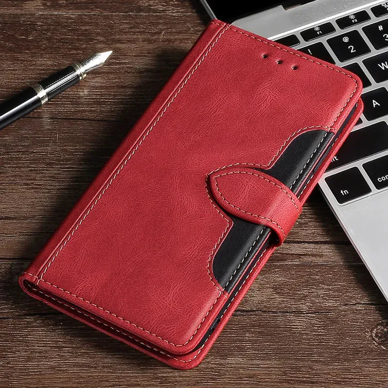 LuxurCase | Magnetische Leder iPhone Geldbörse mit Kartenaufbewahrung