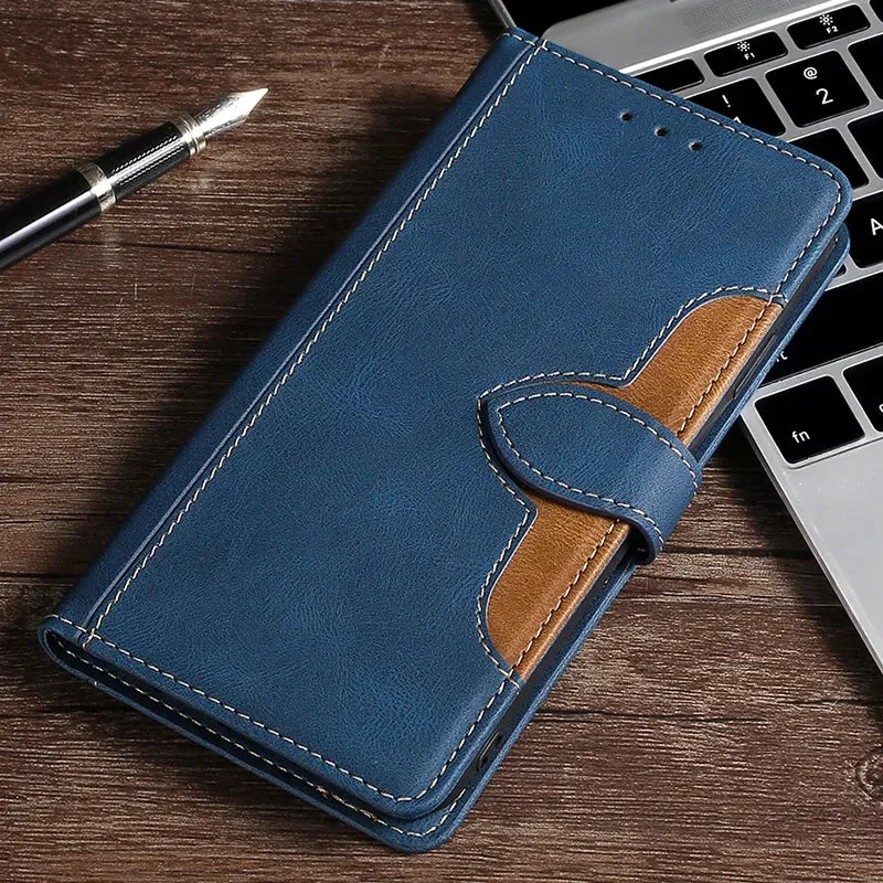 LuxurCase | Magnetische Leder iPhone Geldbörse mit Kartenaufbewahrung